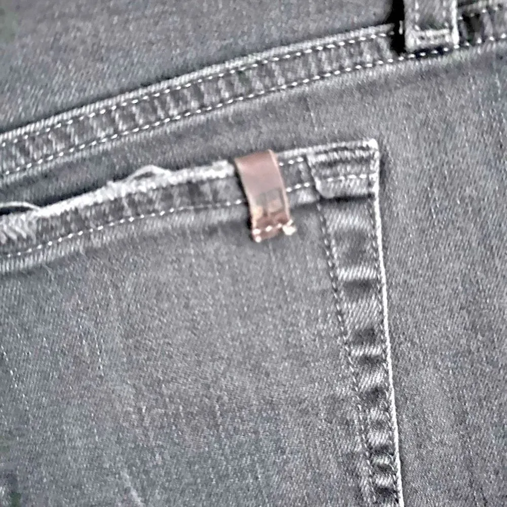 JOE'S JEANS | Black Denim Raw Hem Jean Shorts Short Cutoff | Size 29 - Image 6