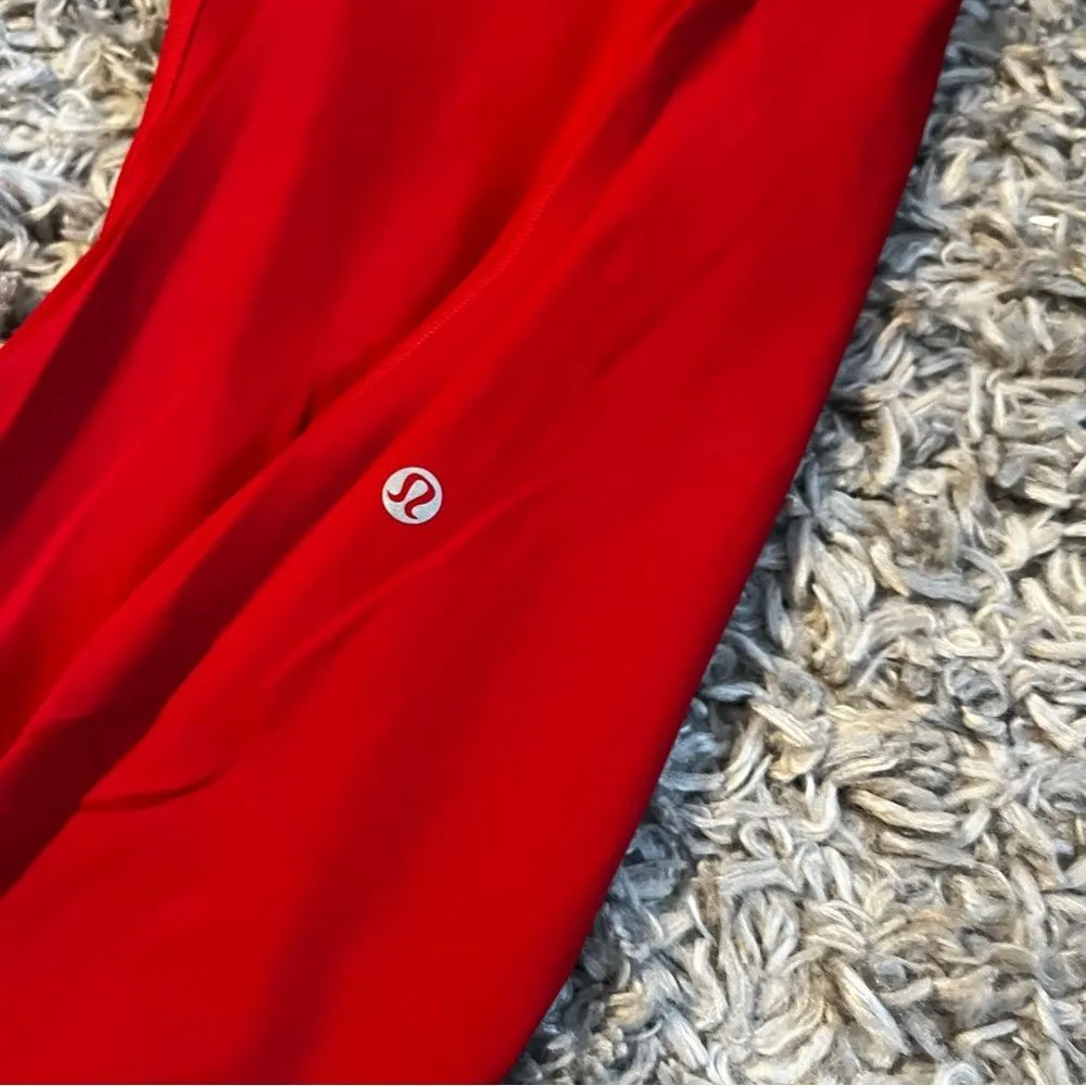 Lululemon base pace 25” leggings size 6 dark red - Image 2