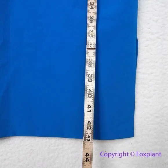 New!  Kay Unger‎ Alexa Pleated Midi-Dress in blue, size 8 - Image 9