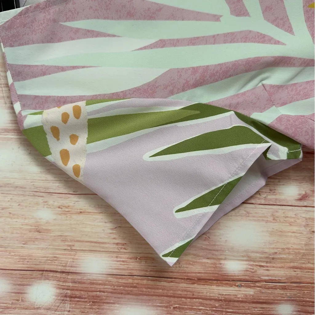 Minkpink Multicolor Palm Springs T Shirt Dress Size XS - Image 5