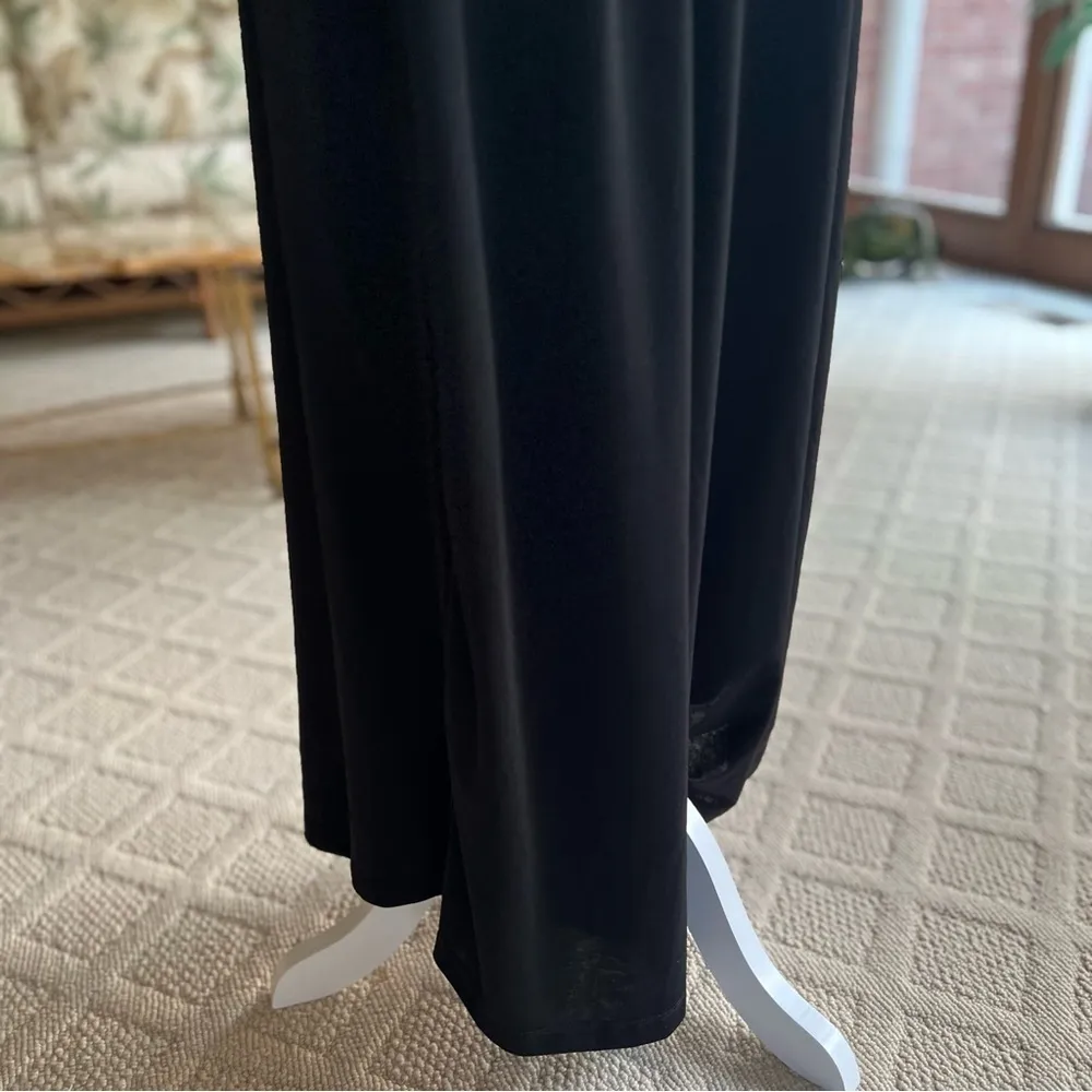 Swimsuits for All Ava Jumpsuit Black Wide Leg Cropped Sleeveless Knit 18/20 chic Size undefined - Image 16