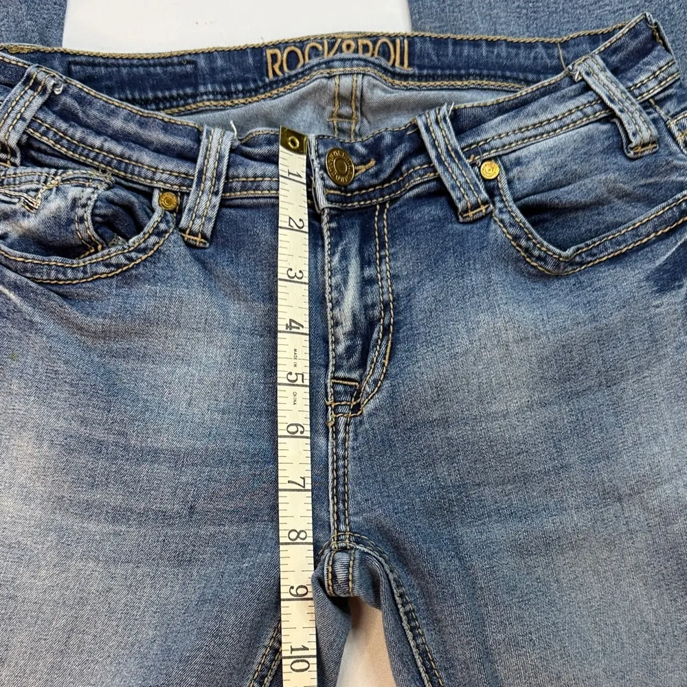 Rock & Roll Cowgirl Denim Boot Cut Jeans - Image 4