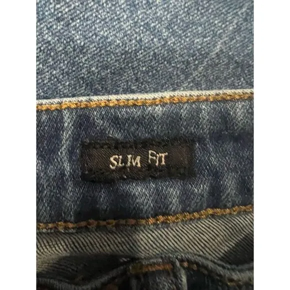 Judy Blue Jeans Womens ‎ Slim Fit Tapered Medium Wash Stretch Denim Size 7/28 - Image 7