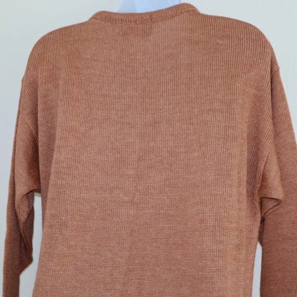Oak Tree Original sweater vintage‎ made in UK Tan Size M - Image 10