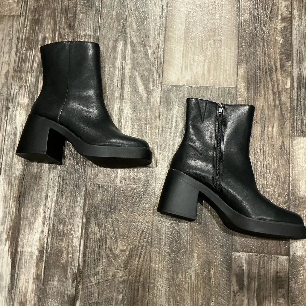 Sun + Stone Elegant Black Women's Ankle Boots Size 9.5 - Image 16