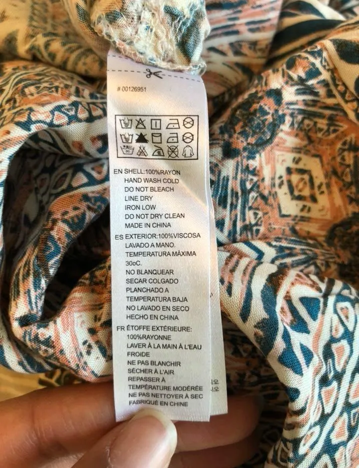 Printed Palazzo Style High Waist Pants - Image 11