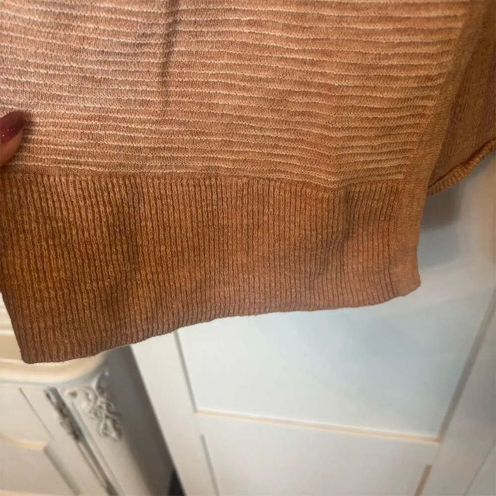 Madewell Women's Striped Longline Cardigan Sweater Pink Size S - Image 4