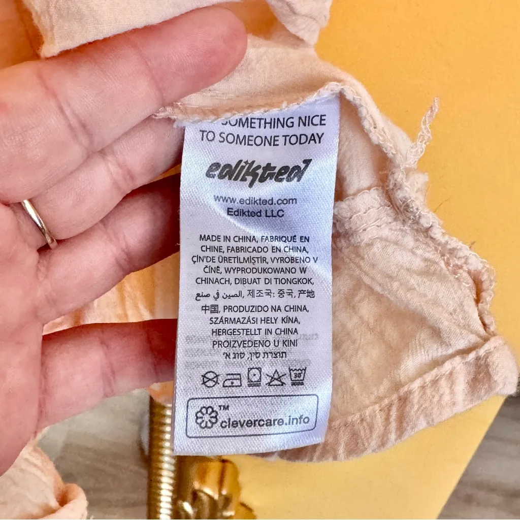 Edikted  Veronica Textured Romper M - Image 6