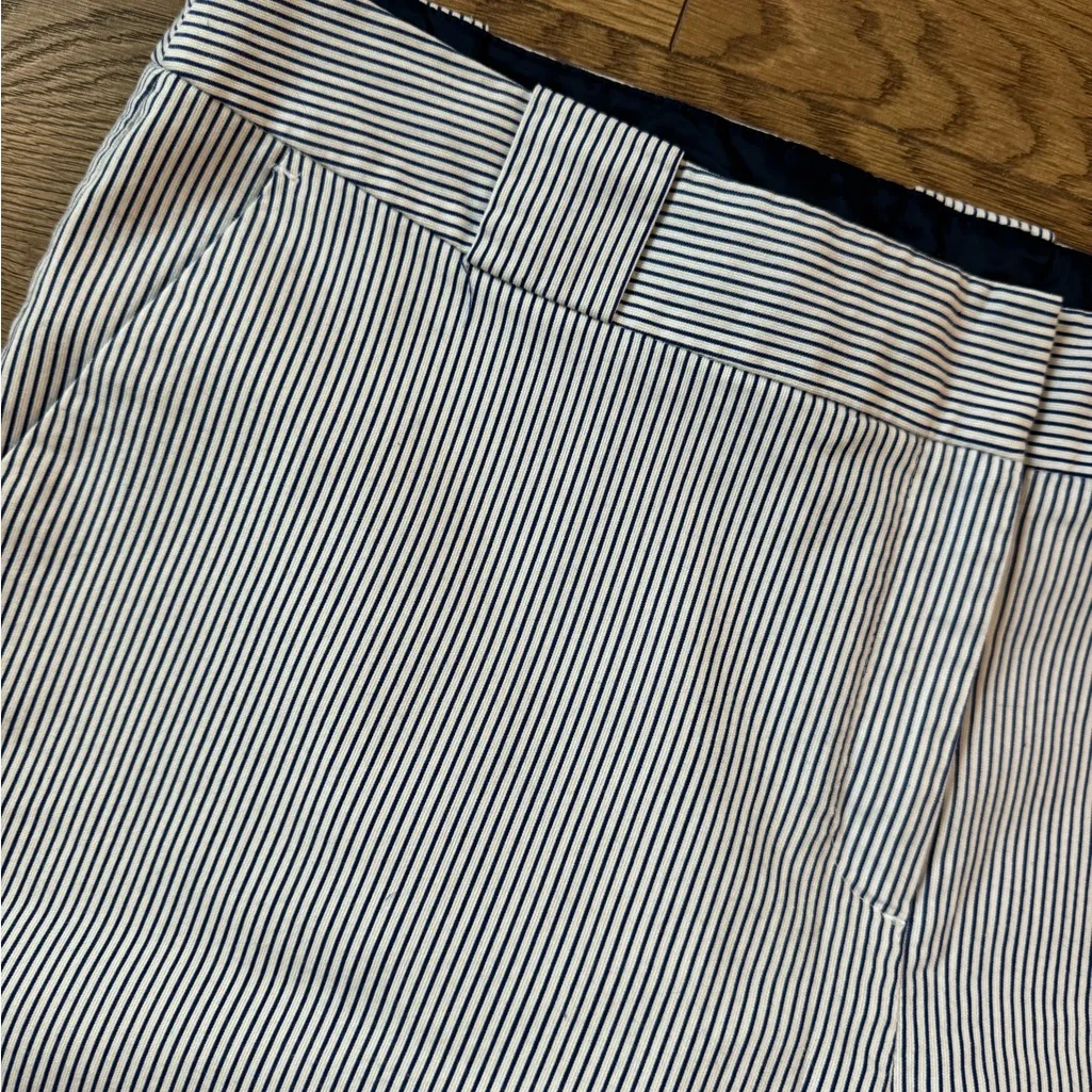Blue & white striped crop pants -size 18 - Image 3