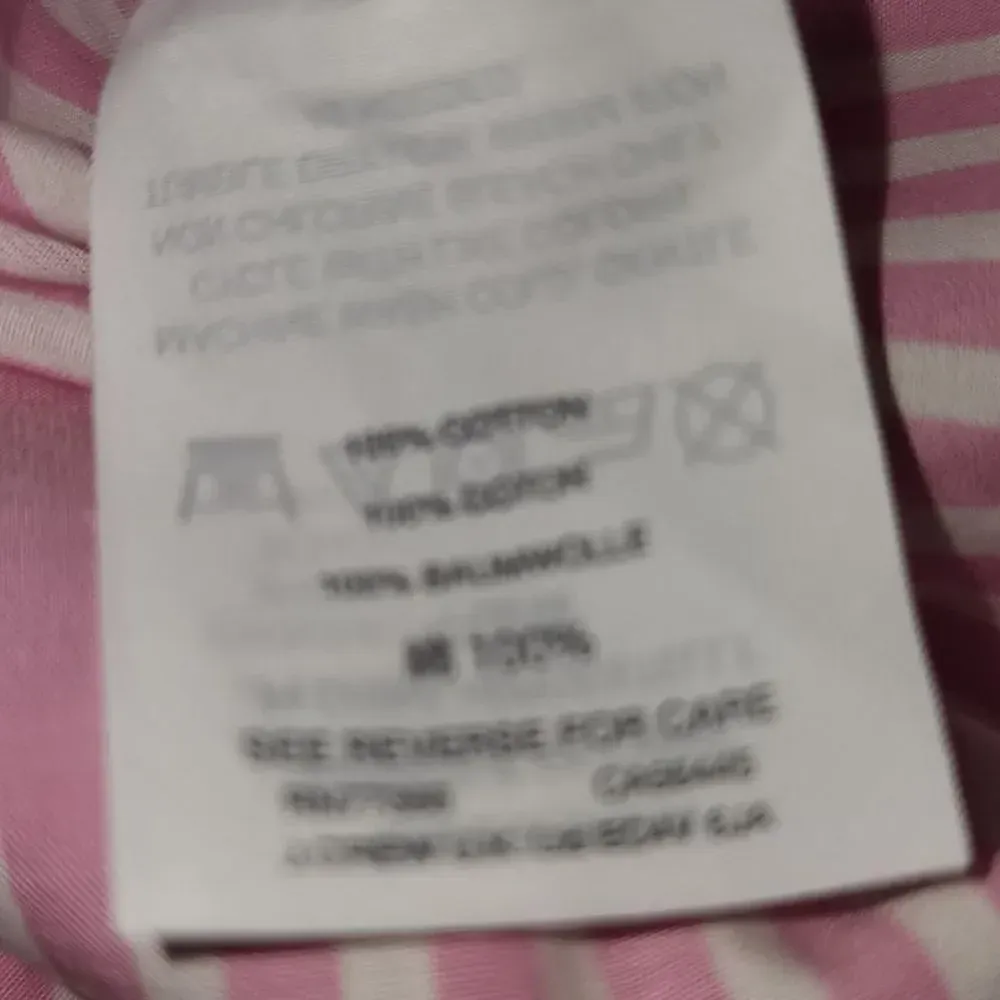 NWT J Crew Womens‎ Pink White Striped Bell Sleeve Shirt Top Blouse 0 - Image 5