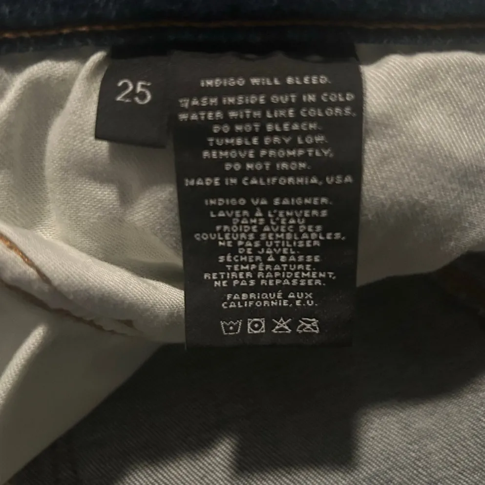 J Brand Revenge Cuffed Denim Shorts Size 25 — NWT Indigo Low-Rise Street Style - Image 12