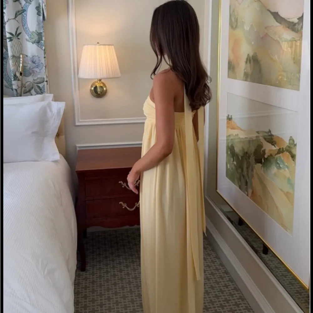 Lovers and Friends x Emma Rose Soleil Gown in Butter Yellow - Image 6