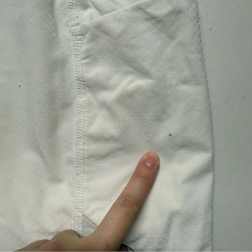 Athleta Women’s White athletic active Tennis Pickleball Skort size medium EUC - Image 3