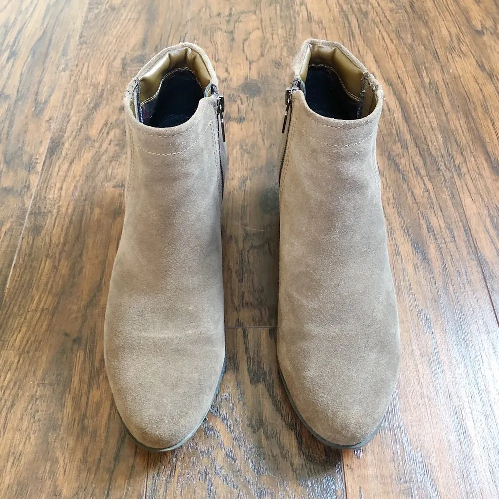 Blondo • Valli 2.0 suede ankle boots Dark Taupe leather heeled bootie waterproof - Image 3