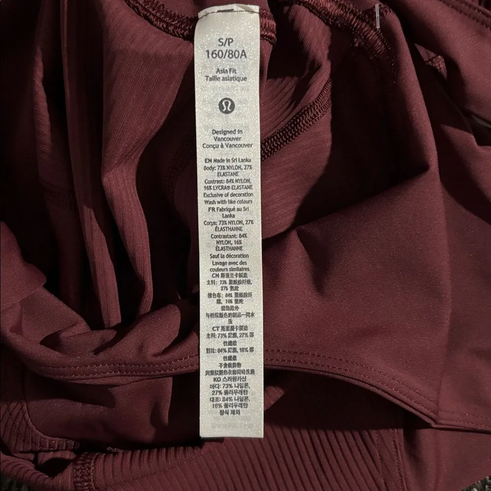 Lululemon NEW Ribbed Nulux Skiing Bodysuit Asia Fit - Image 9