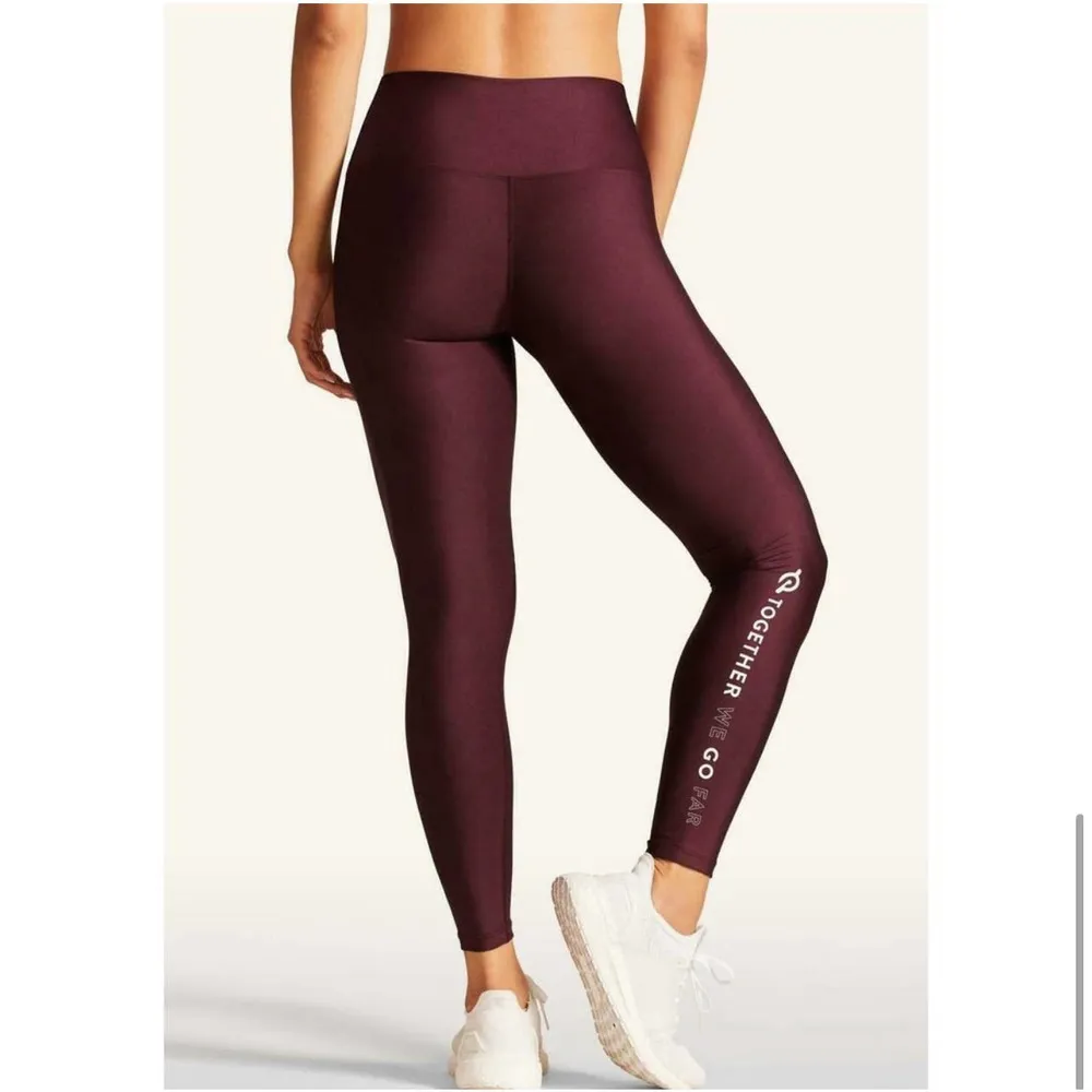 NEW Peloton XS Flex Leggings Shiny Berry Red Pelaton Peleton Tight Workout Gym - Image 2