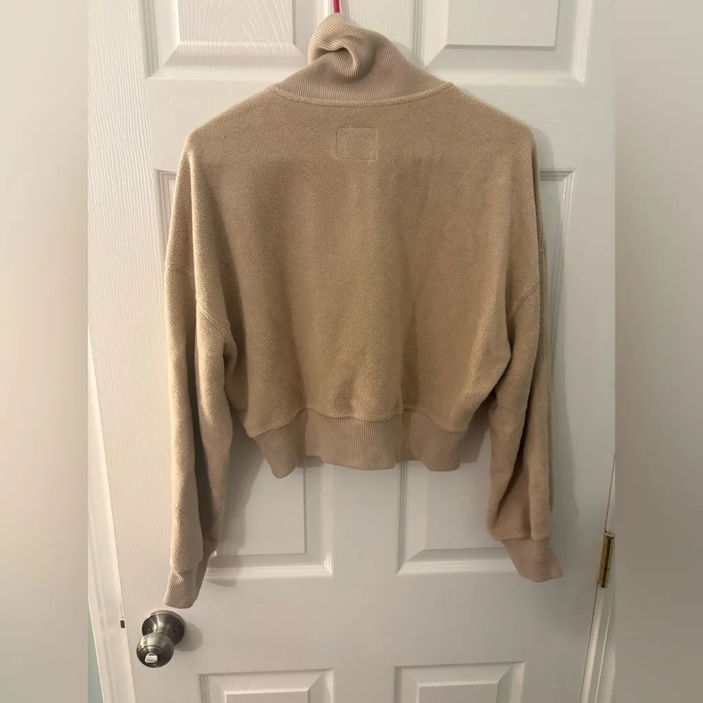 Abercrombie & Fitch Soft Essential Sunday Half zip Pullover Sweatshirt - Image 3