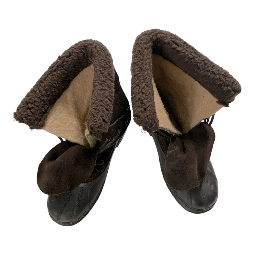 Kamik Waterproof brown suede duck boots size 4 M womens - Image 7