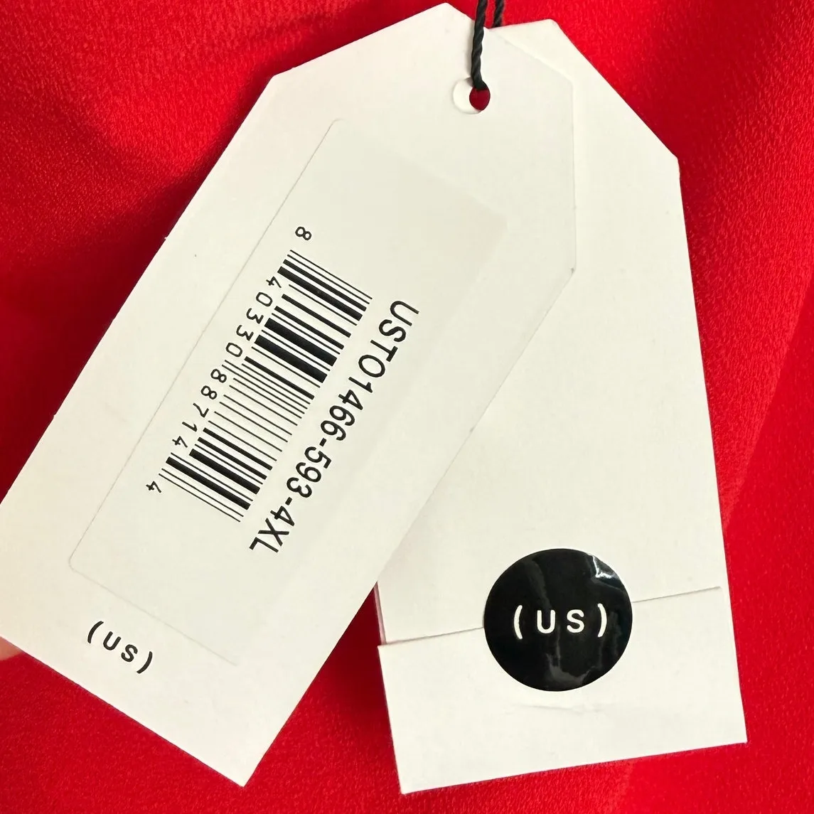 NWT Universal Standard 7X Crepe Jersey Cowl Tank Top Blouse Red Career - Image 8