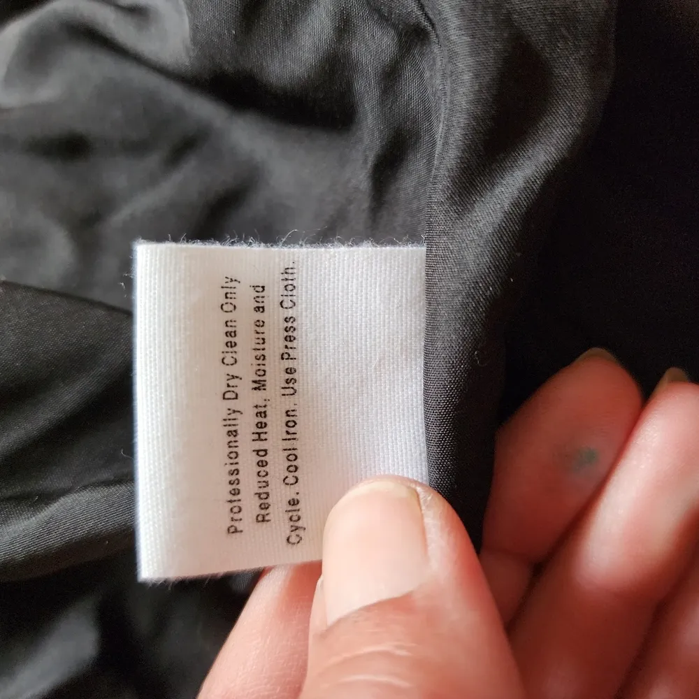 Charles Nolan New York Merlot Silk Lace Trim Pleated Skirt Size 14 - Image 7