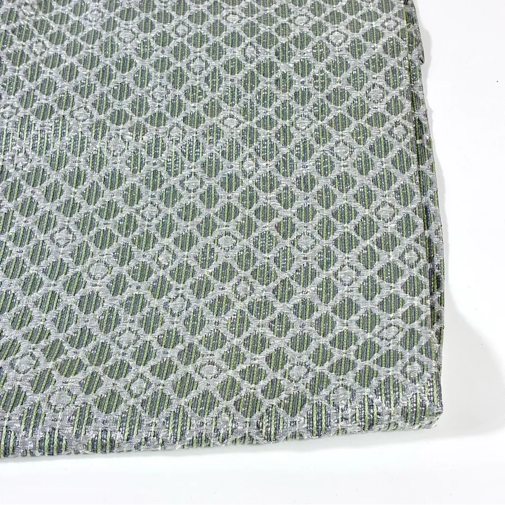 Moschino Cheap And Chick Textured Metallic Pencil Skirt Green - Image 5