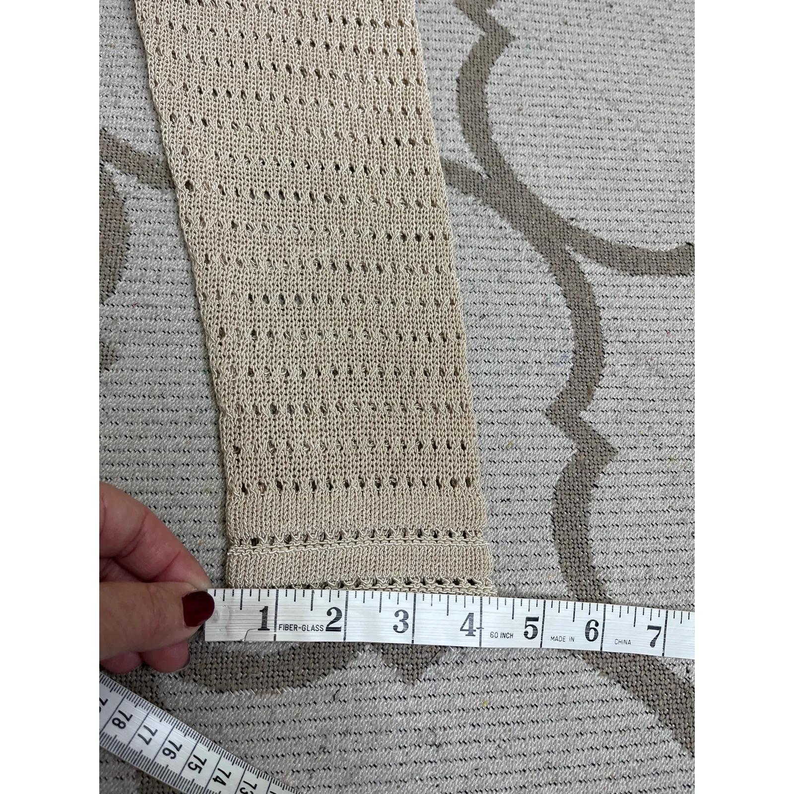 J. McLaughlin v-neckline loose knit 3/4 sleeve sweater, size small - Image 11