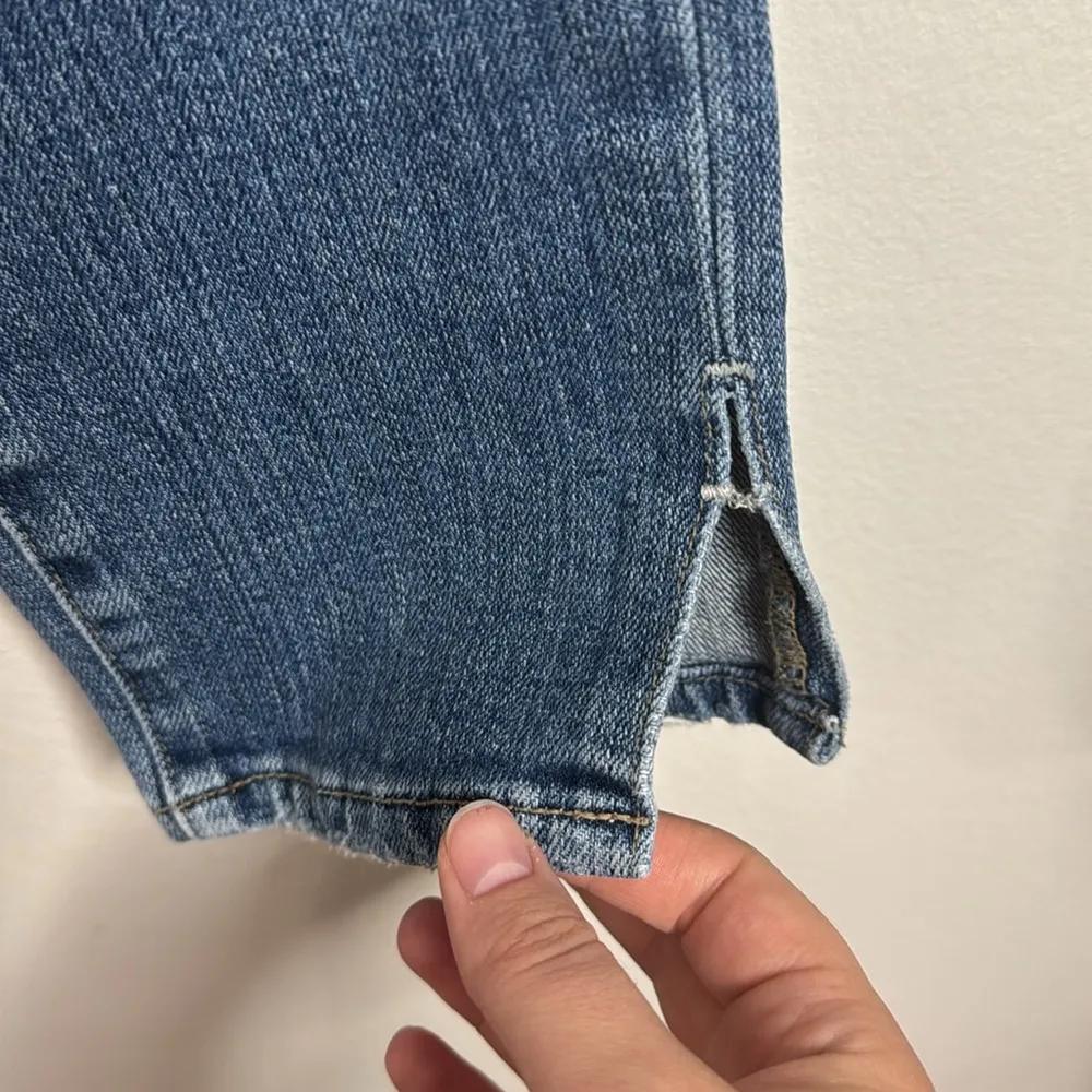 PAIGE Hoxton Ankle Peg Blue Distressed Skinny Jeans Beachwood Wash size 24 - Image 10