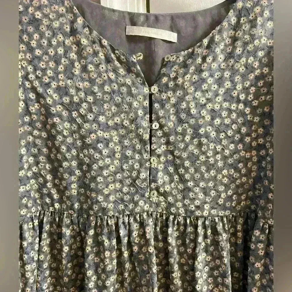 Zara Trafaluc Collection‎ Floral Long Sleeve Blouse Medium - Image 2