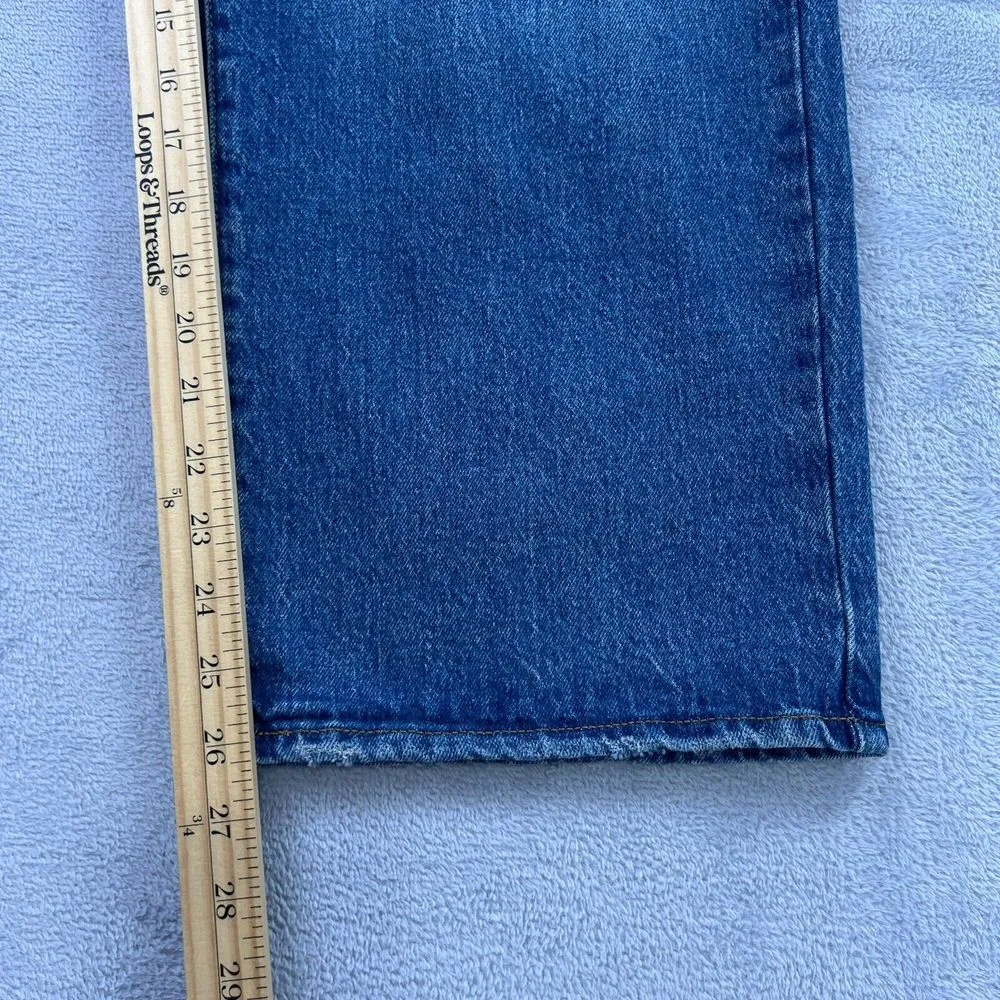 a.n.a  Jeans Womens‎ 18 Highest Rise Vintage Straight Denim Denim Distressed Mom - Image 6