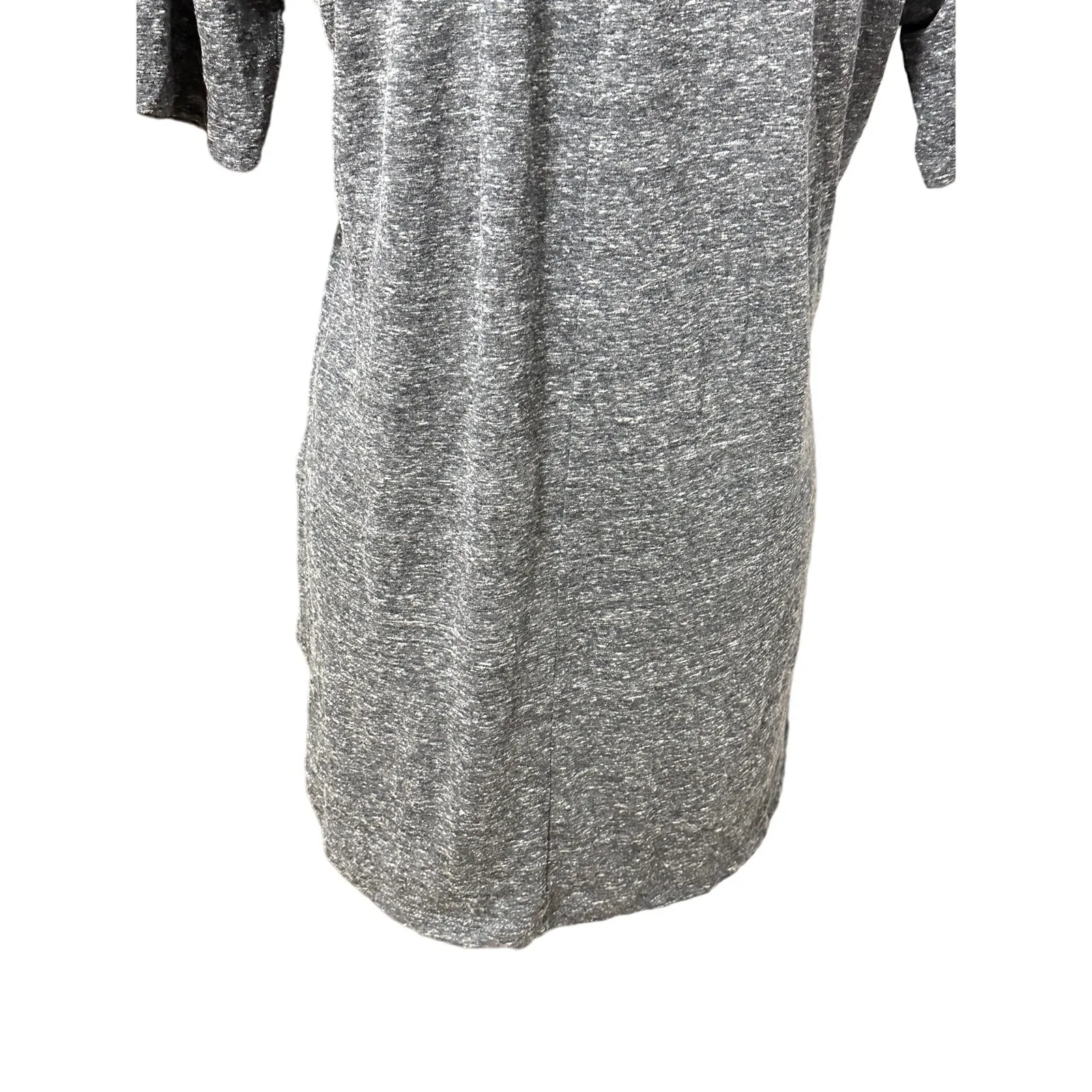 Royce Brand T-Shirt Patriotic Peace & Love Graphic Short Sleeves Gray Women's M - Image 7