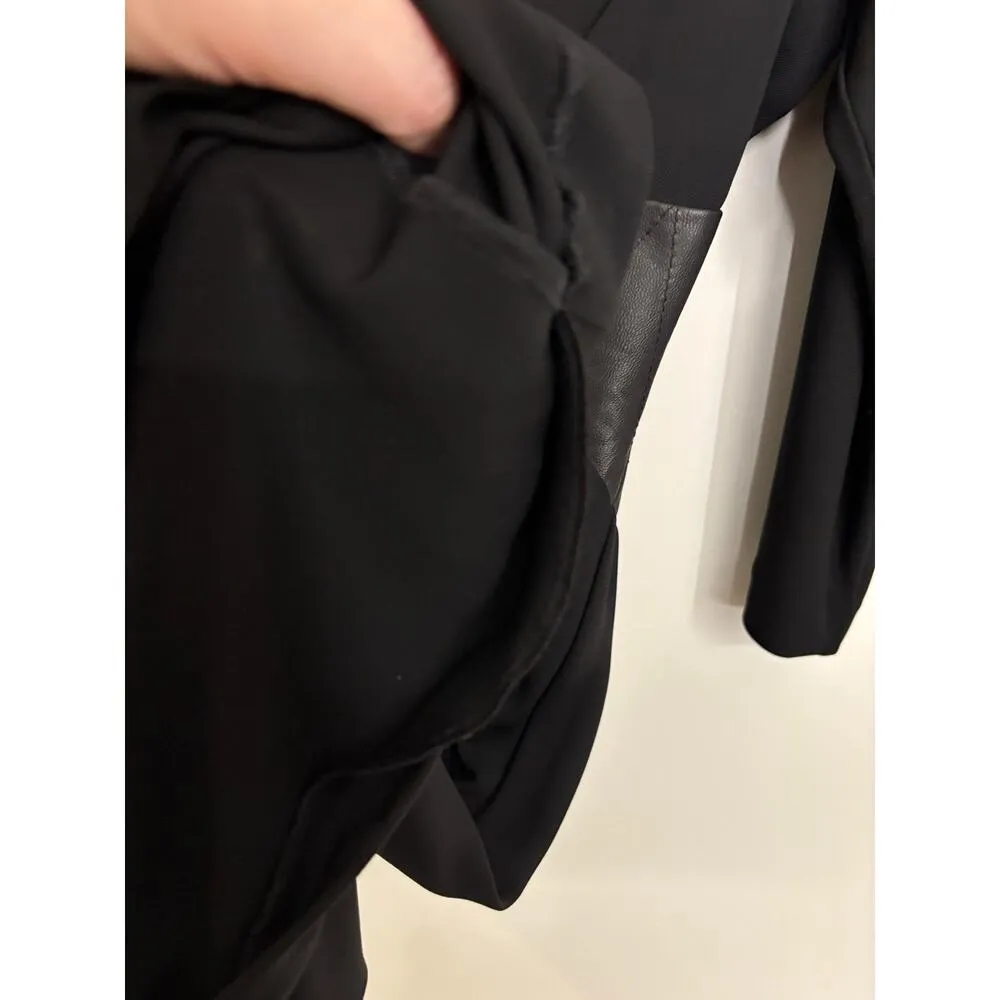 Roberto Cavalli Dress Womens IT40 US4 Midi Sheath Black V-Neck Long Sleeve - Image 6