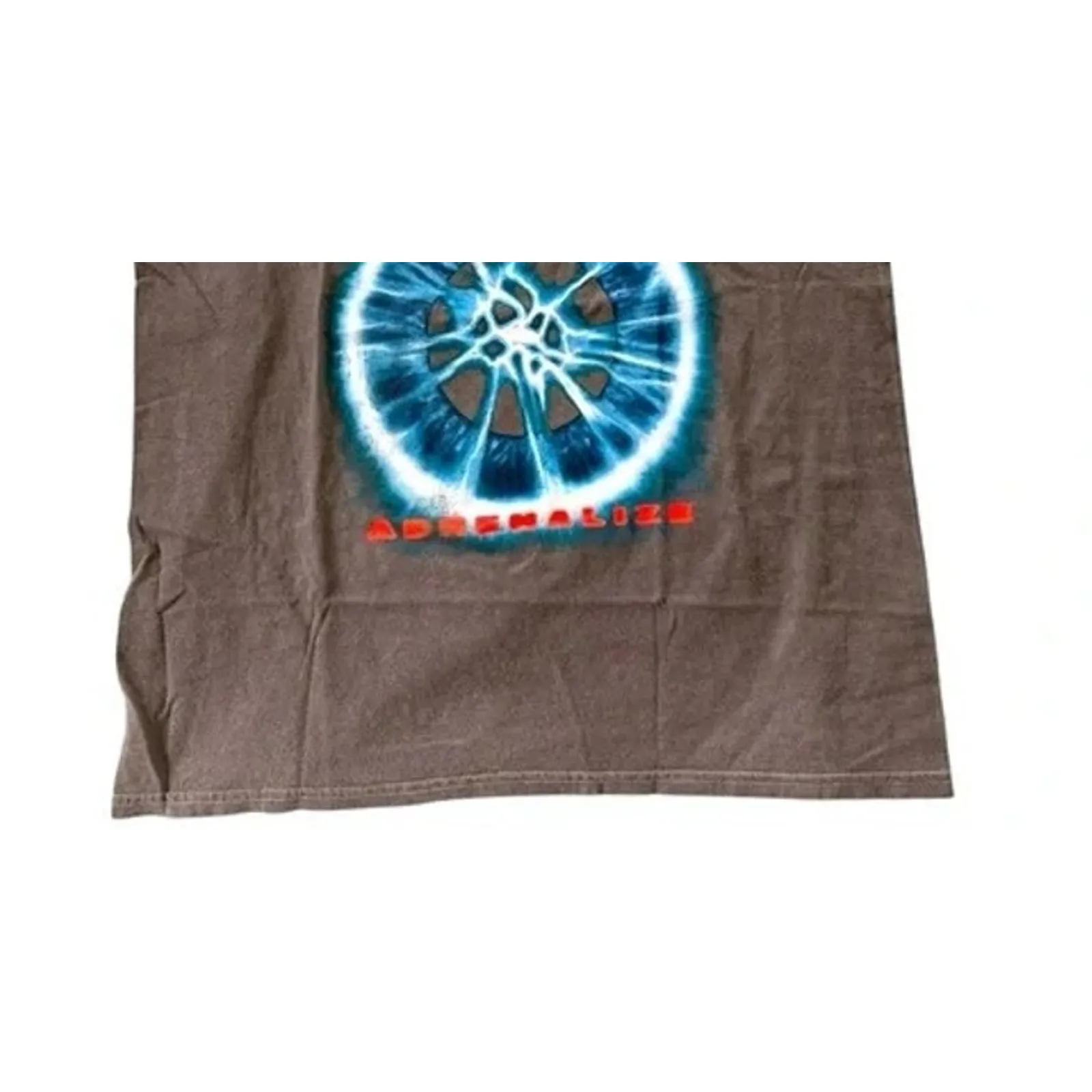 Def Leppard Vintage Style Adrenalize Short Sleeve Unisex TShirt CrewNeck L Brown - Image 4