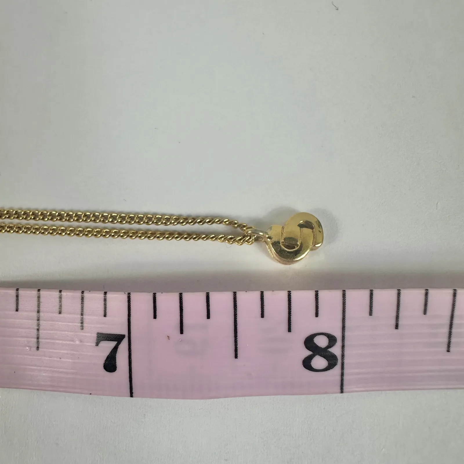 Vintage Christian Dior CD Logo Gold Chain Necklace Designer Jewelry - Image 9