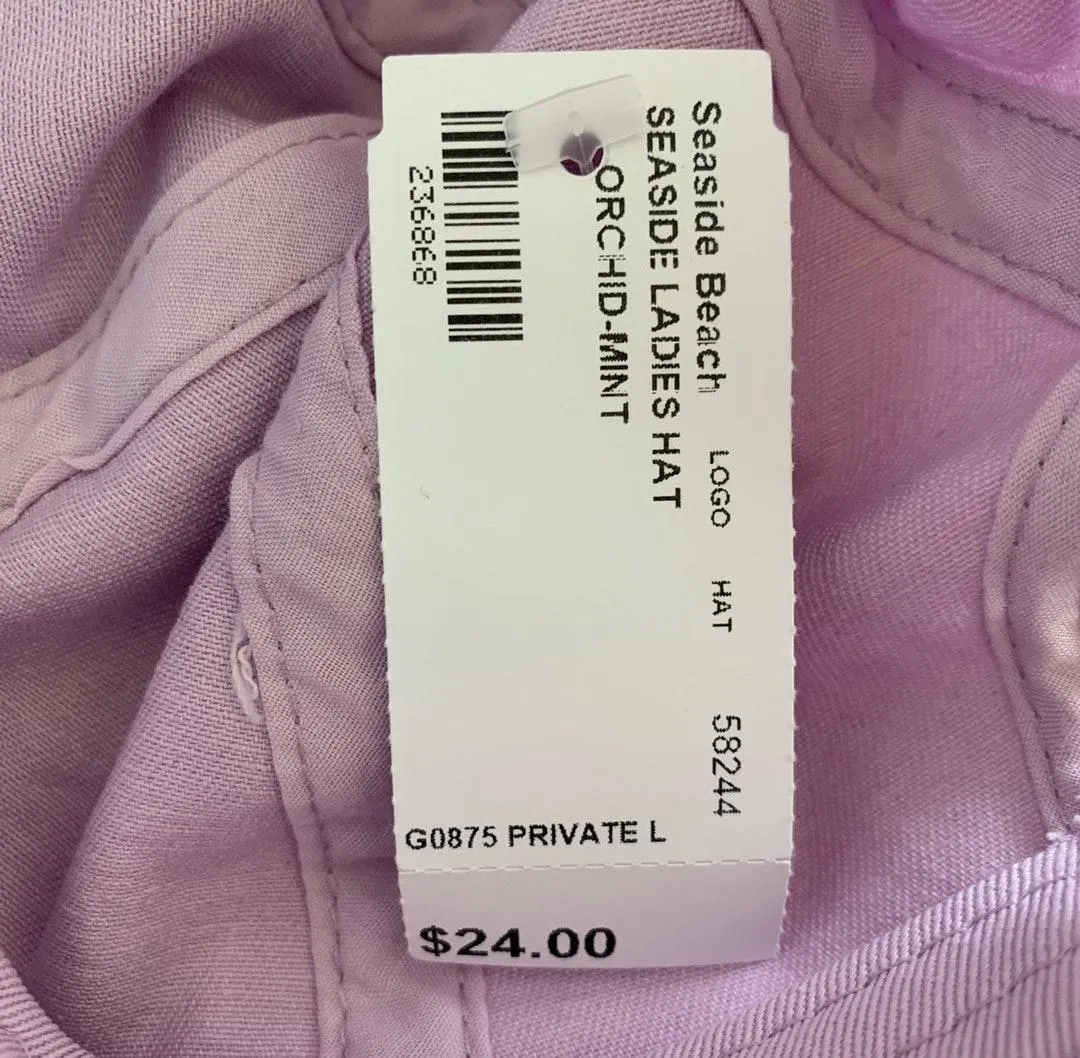 Seaside FL Logo Baseball Hat Purple - Image 2