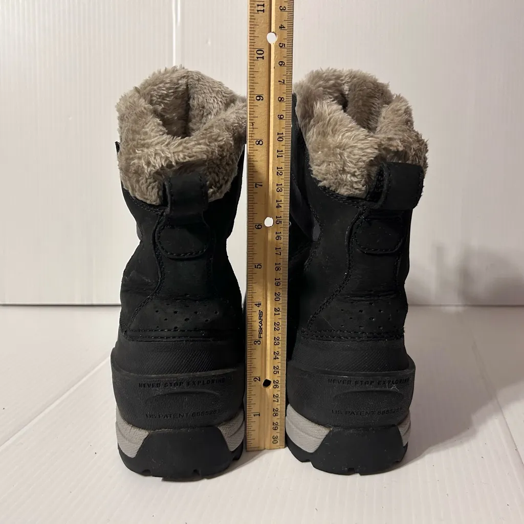 The North Face black insulated winter snow waterproof boots women size 7.5 - Image 8