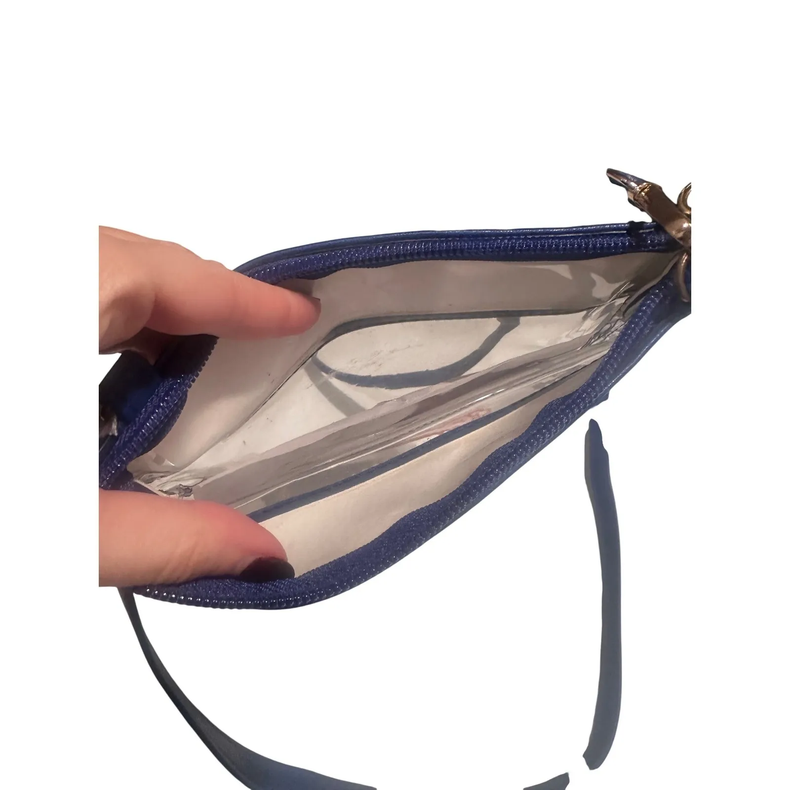 Desden University of Florida Gators Clear Crossbody Game Day Bag Purse NWT Blue - Image 6