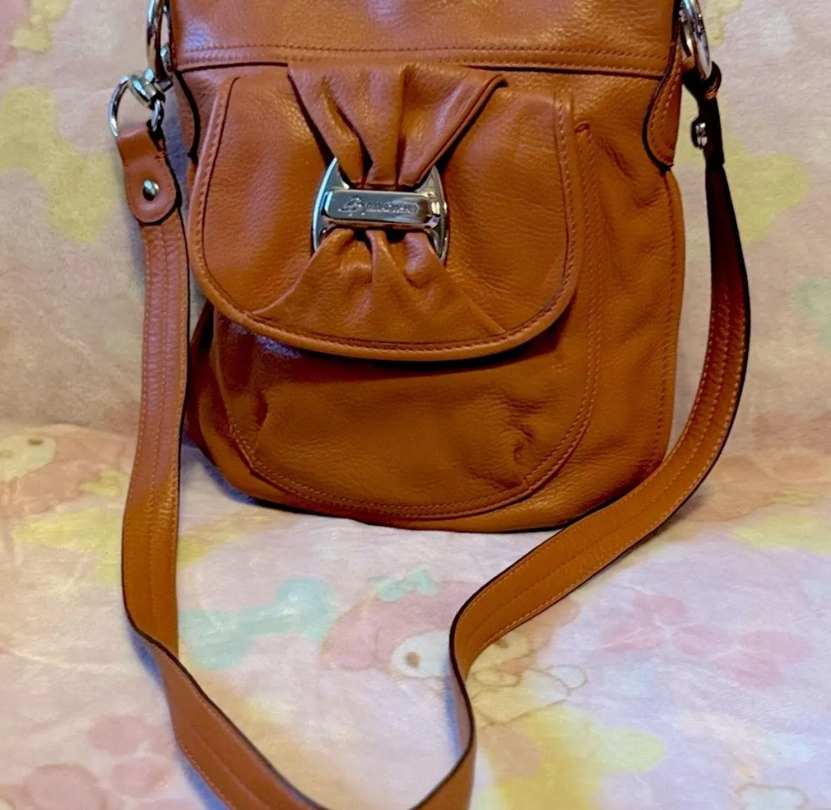 B. Makowsky Leather Shoulder Bag (new) - Image 3