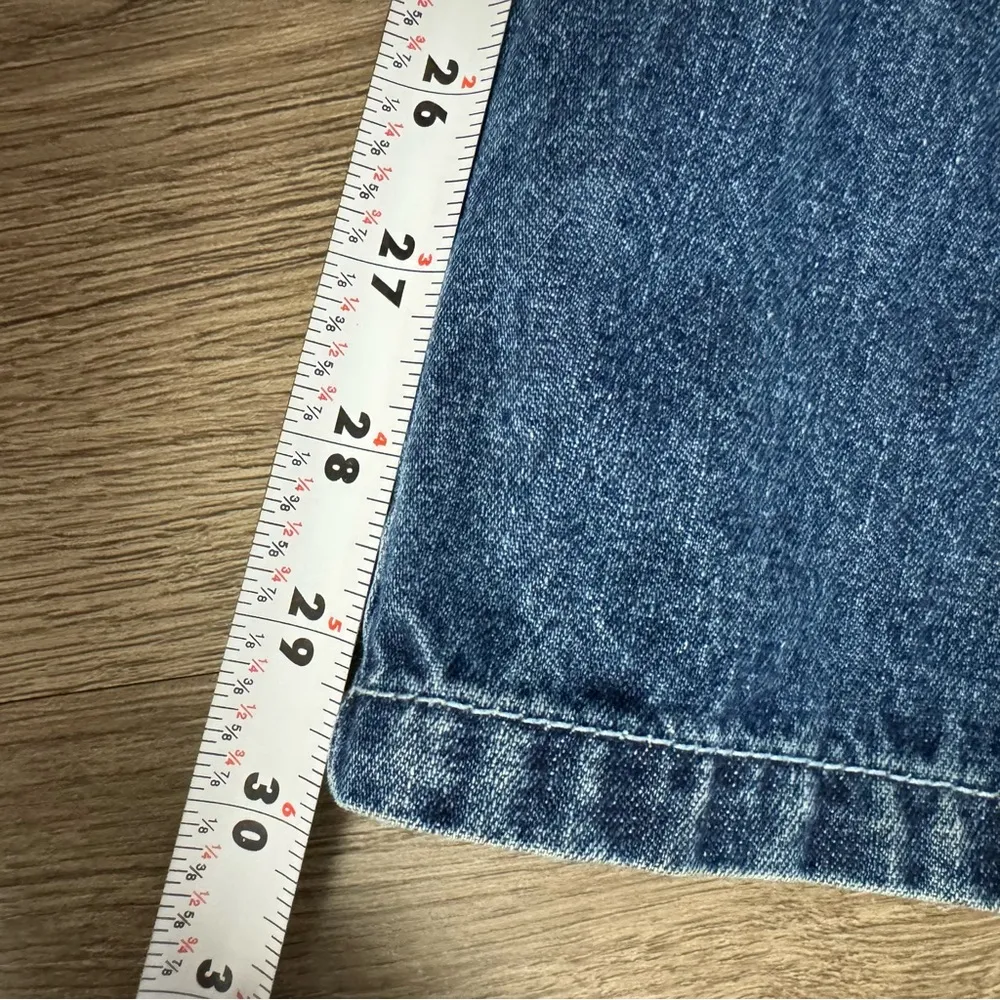 Canyon River Blues  Dark Wash Carpenter Relaxed Straight Overalls size small - Image 12