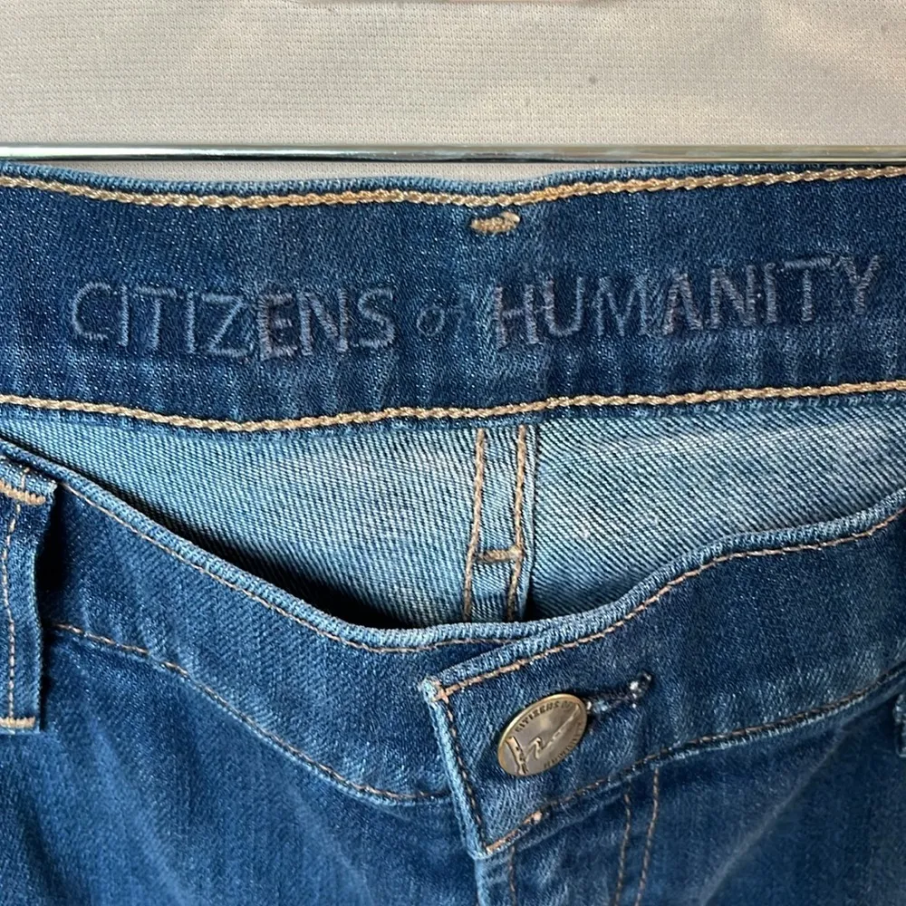 Citizens of Humanity Dylan Drop Rise Cropped Jeans Straight Leg Womens 28 - Image 5