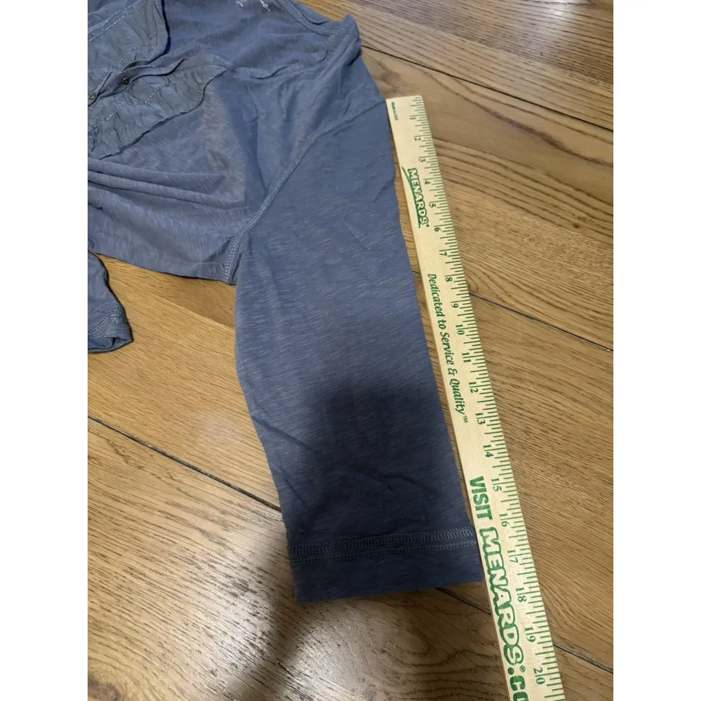 Eddie Bauer Women Size 2XL‎ Outdoor Tunic Shirt Ruffle 3/4 Sleeve Lightweight - Image 6