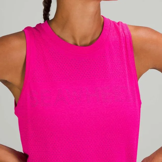 lululemon athletica Sea Wheeze Swiftly Breathe Cropped Tank Top -Size 6? - Image 2