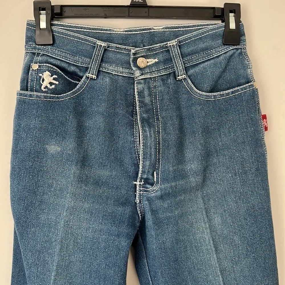 Braxton Vintage 70’s 80’s Jeans High Rise‎ Blue Size 9 Junior🟢 - Image 3