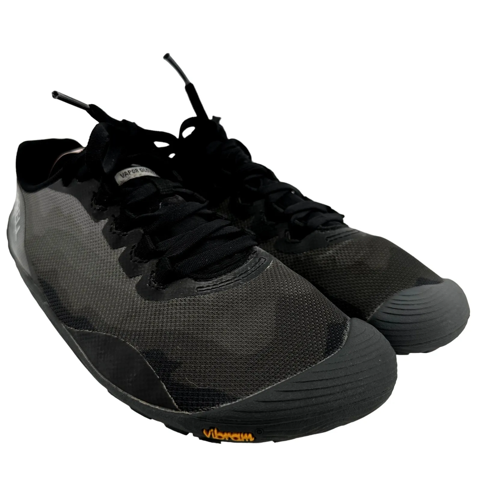 Merrell Vapor Glove 4 Trail Runners Cross Trainers Barefoot Vibram Black 9 - Image 2