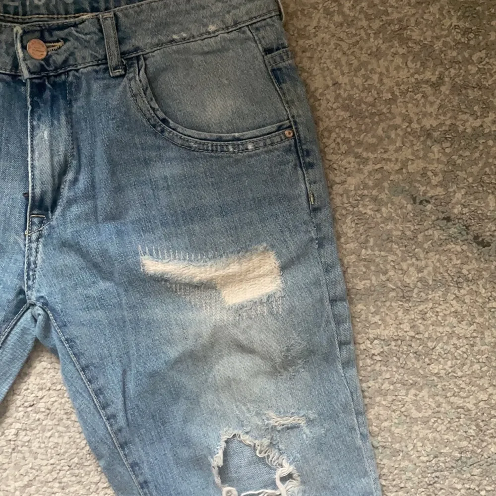 ZARA  distressed denim - Image 2