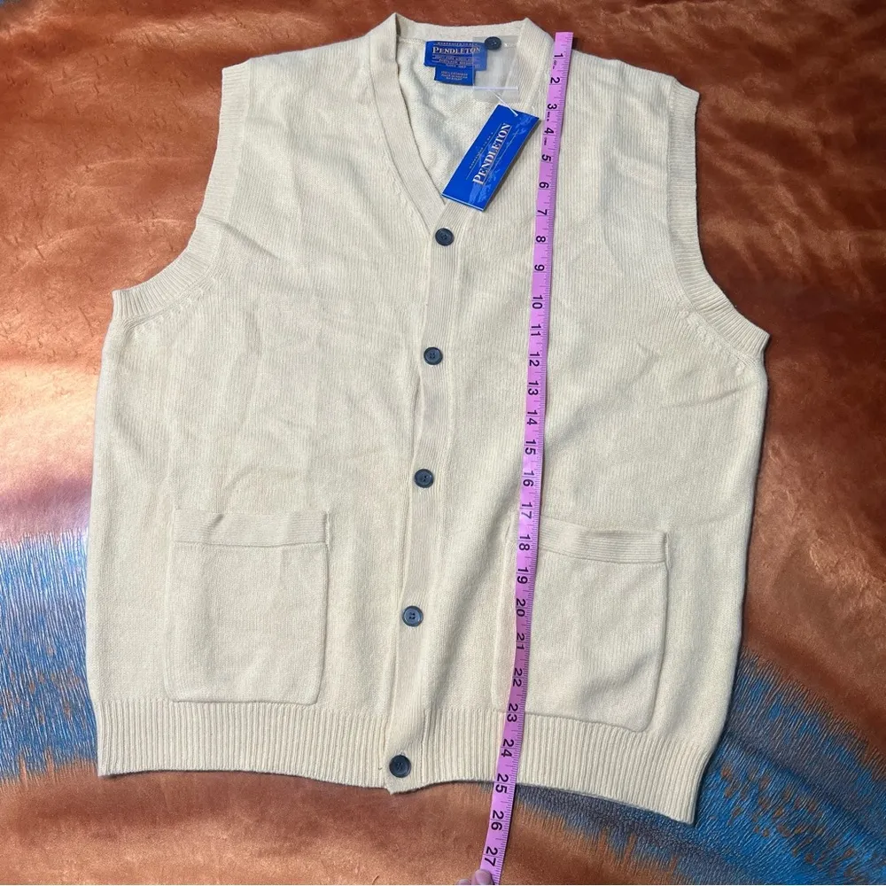 Vintage Pendleton Cashmere Button front cardigan Small NOS new - Image 6