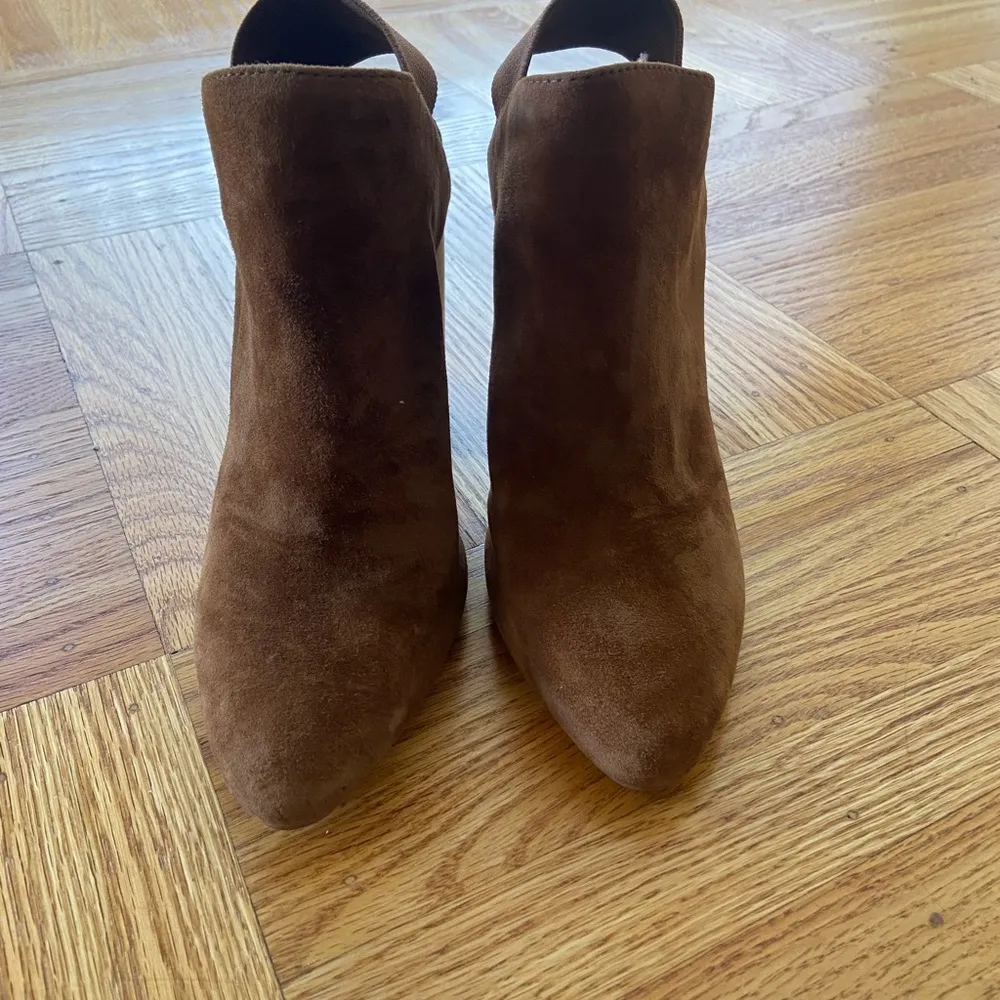 Nwb Steve Madden Logan chestnut suede booties 8 - Image 3