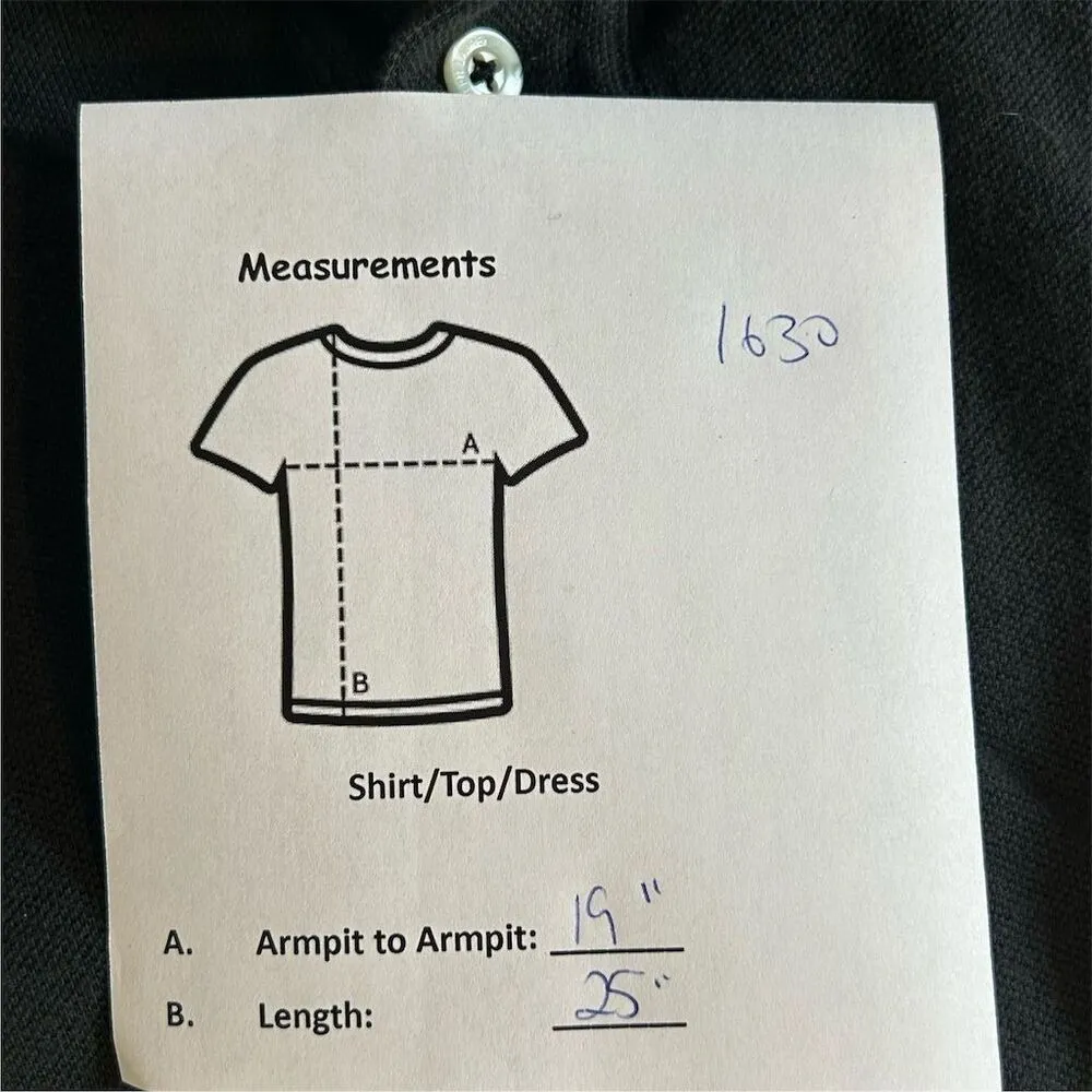 Ralph Lauren Women’s  Classic Fit Polo Shirt Black Size L Short Sleeve - Image 3