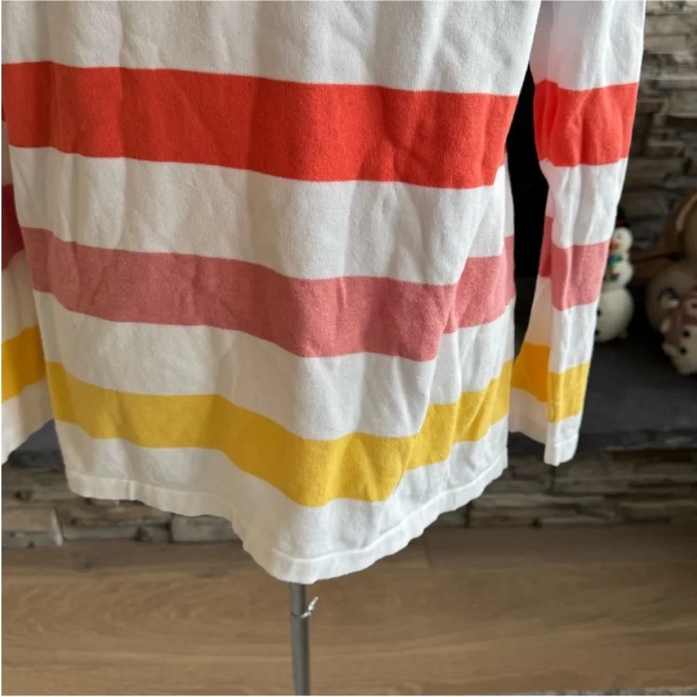 Tommy Hilfiger Stripe V-Neck Sweater - Image 9