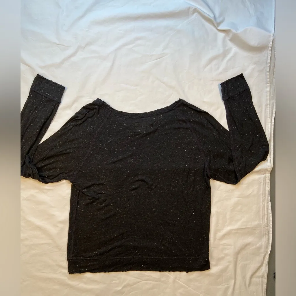 Current/Elliott Current/Elliot light sweatshirt with sparkles, long‎ sleeve, crew neck, SZ 0 - Image 8