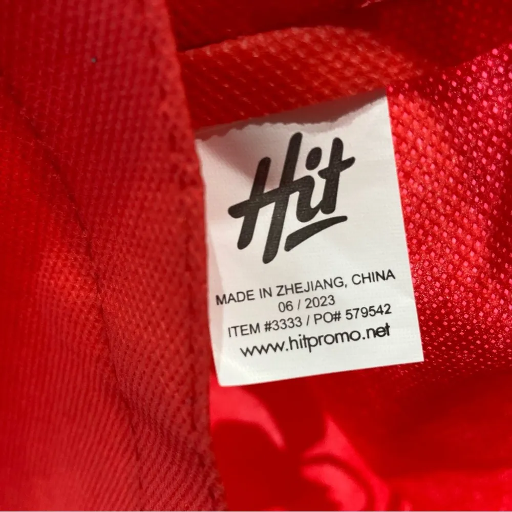 Florida Panthers Team Logo Beach Tote Bag Red - Image 5